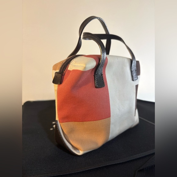 Bally Multicolor mini Satchel with Black Handles - Picture 3 of 13